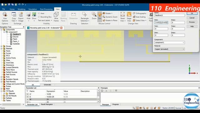 How to Design and Simulate 8 (Eight) Elements Patch Antenna Array Using CST Studio? смотреть онлайн