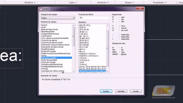 8.1.1-a Autocad 2013. Campos de texto смотреть онлайн