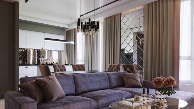 Интерьер квартиры. Современный Дизайн Интерьера. Рум Тур. Дизайн квартиры от MOSSEBO смотреть онлайн