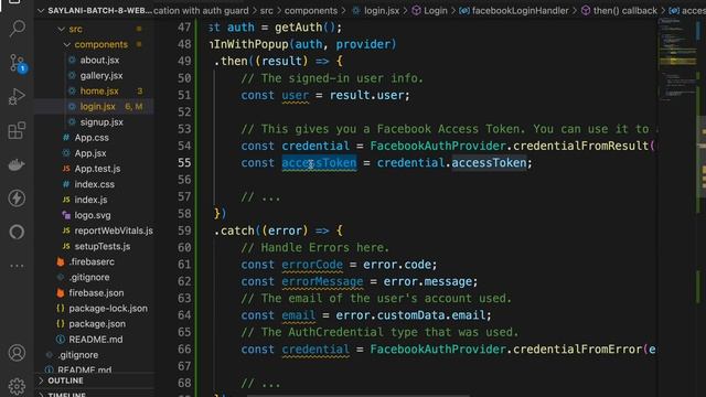 63. Firebase Authentication: Firebase Social Login - Login with Facebook смотреть онлайн