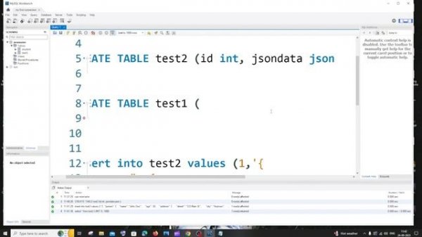 How to insert JSON data into Mysql Workbench by using Query in 2 ways tutorial
