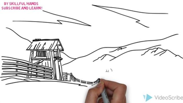 How to Draw a Village / Как нарисовать Деревню смотреть онлайн