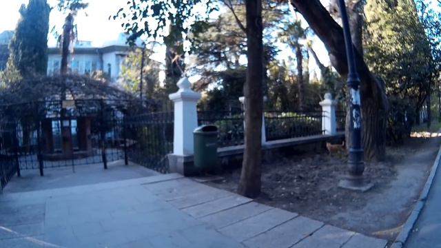 КРЫМ. НЕТ ЛЮДЕЙ ))) ЛЯПОТА... в краю магнолий плещет море) Утренняя прогулка по набережной Ялты! смотреть онлайн