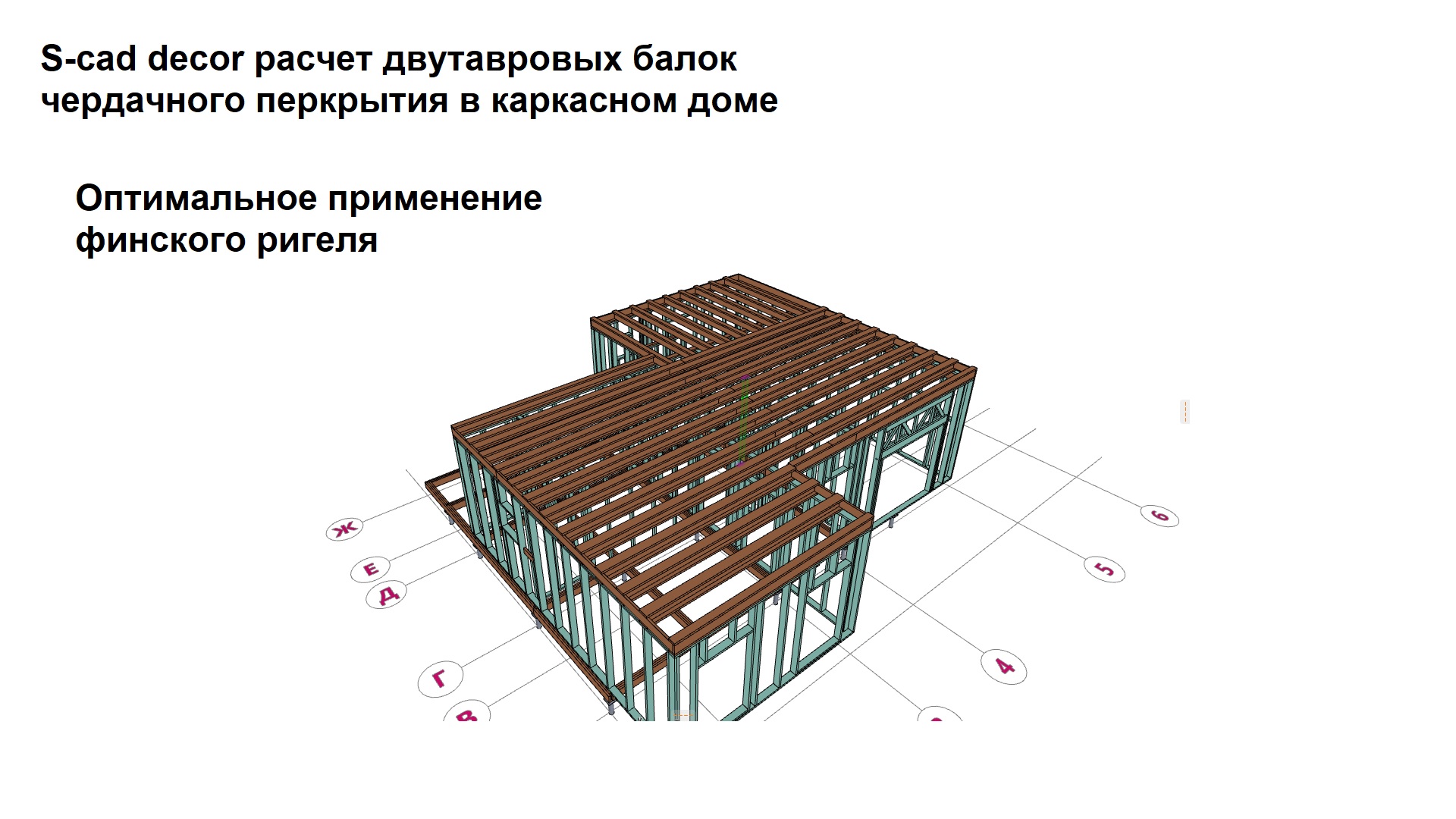 scad decor расчет нагрузок на чердачное перекрытие смотреть онлайн