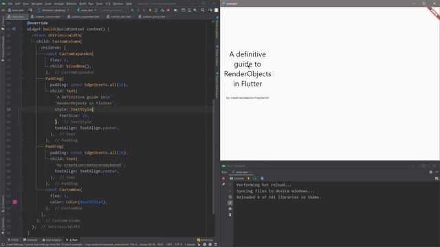 A definitive guide to RenderObjects in Flutter смотреть онлайн