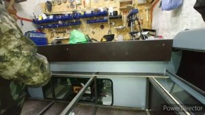 Диван рундук в лодку "Орион 49фиш" Своими руками!