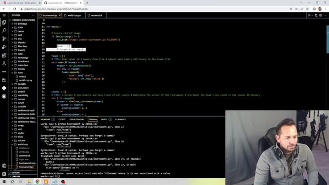 CS50 World Cup - Lab 6 - World Cup Solution 2023 Beginners Guide смотреть онлайн