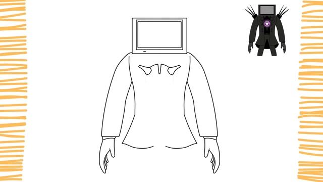 How to Draw a TITAN TV MAN I SKIBIDI TOILET I Easy смотреть онлайн