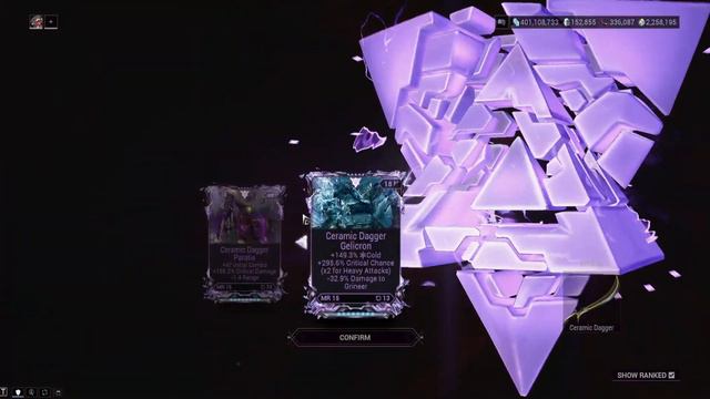 [WARFRAME] NEW BEST STAT STICK! Ceramic Dagger Riven Rolling | The Duviri Paradox смотреть онлайн