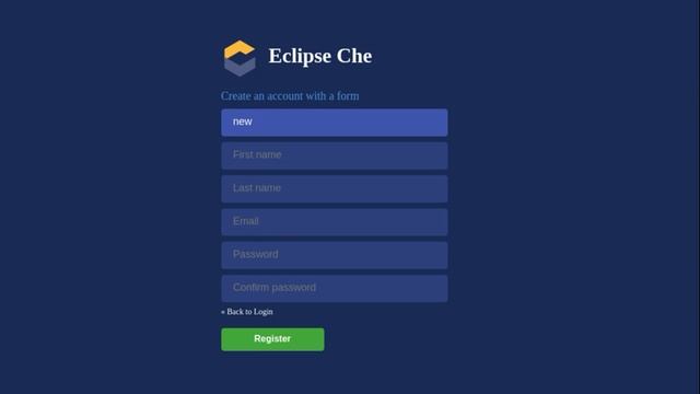 Eclipse CHE: Che keycloak theme (2017.08.08) смотреть онлайн