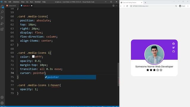 How to make Card Slider in HTML CSS & JavaScript | Owl Carousel смотреть онлайн