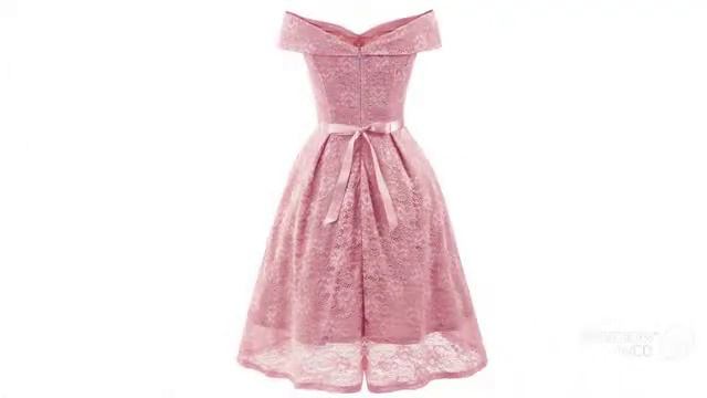 Одежда с AliExpress- нарядное платье из нежного кружева смотреть онлайн