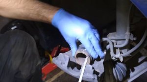 Замена передних тормозных колодок OPEL ASTRA G