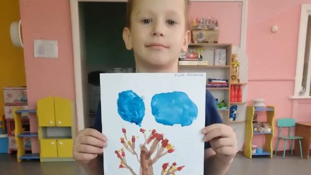 Рисование красками :"Золотая осень" подготовительная группа. МБДОУ 22"Родничок" смотреть онлайн