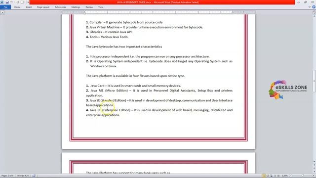 JAVA - Lecture 1 JAVA INTRODUCTION смотреть онлайн