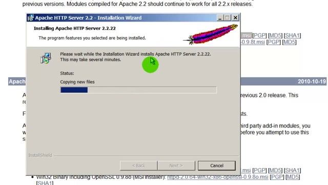 تثبيت خادم ويب Apache على Windows 7 смотреть онлайн