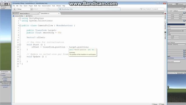 Making Your First Game: Unity 3D Zombie Shooter Platformer - Dynamic Game Camera смотреть онлайн