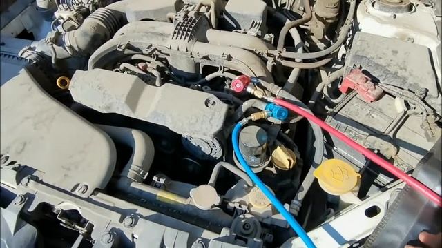 Субару Форестер. Трещит компрессор кондиционера и не работает климат. смотреть онлайн