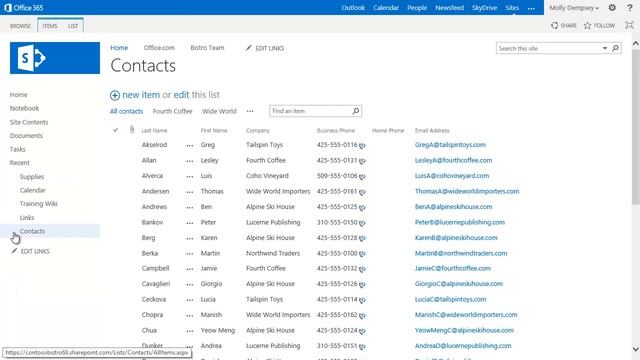 Introduction to Lists in SharePoint Online смотреть онлайн