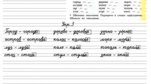 ГДЗ Стр. 105 Упр. 3 «Изменение частей речи по числам» - Русский язык 2 класс-2 часть-Планета Знаний