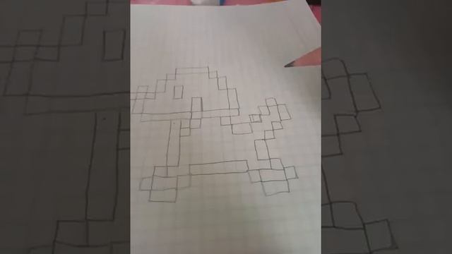 как норисовать собачку по клеточкам смотреть онлайн