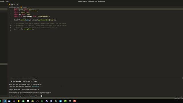 Como usar o "create-react-app" e fazer um "Hello World" em React JS? смотреть онлайн