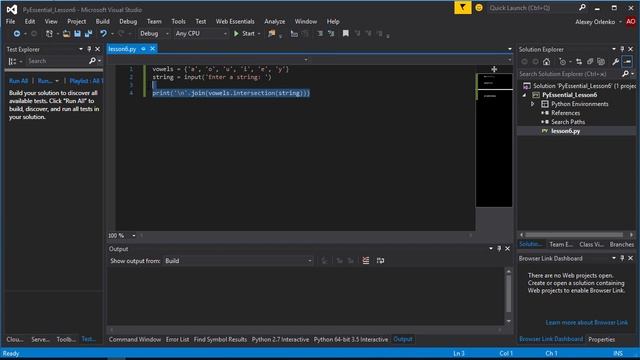 Урок 6. Множества и отображения в Python смотреть онлайн