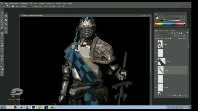 Speedpaint: Medieval Knight by Valentin Demchenko, Concept Artist at Plarium смотреть онлайн