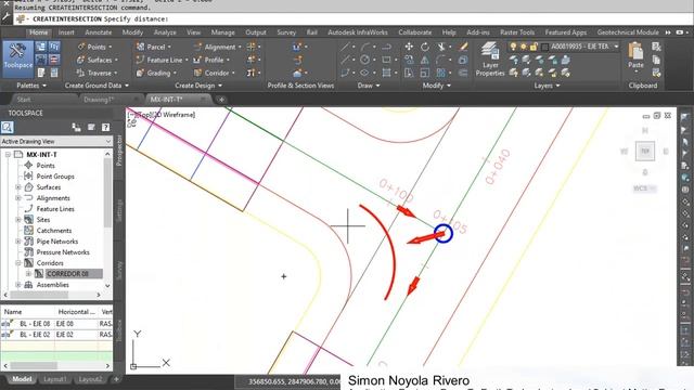 AUTODESK CIVIL 3D 2019 INTERSECTION ANALYSIS MANUAL OR INTERSECTION COMMAND смотреть онлайн