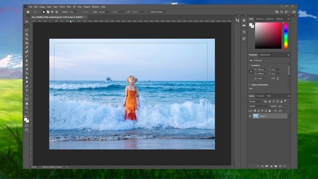 Photoshop CC - How To Blur Edges смотреть онлайн