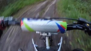 Плаваем с питбайком в лесу (kayo mini 125)