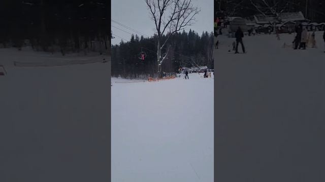 Наша семейная поездка на горнолыжный курорт. смотреть онлайн
