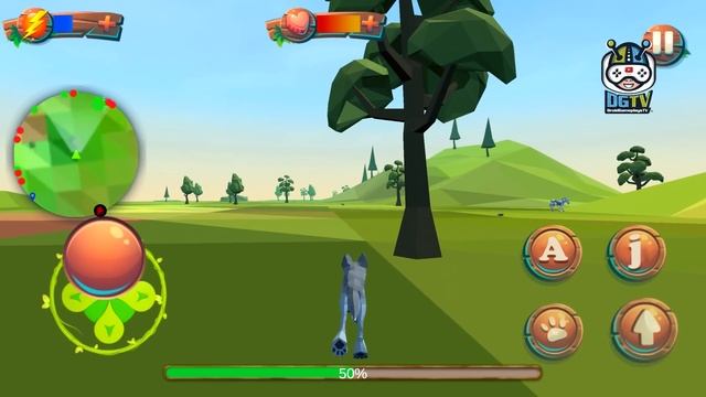 Wolf Simulator Fantasy Jungle (by Kooky Games) Android Gameplay [HD] смотреть онлайн