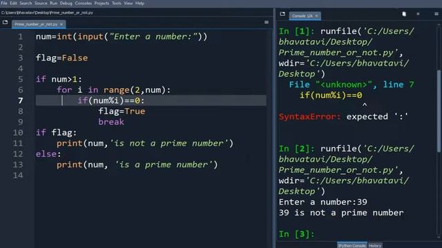213. How to Check Whether a Number is Prime Number or Not with Code || Python for,if,else Statement смотреть онлайн