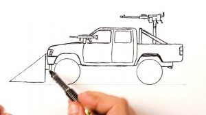 Как нарисовать машину Зомби Апокалипсиса
