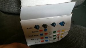 обзор. линзовая фара для мотоцикла, автомобиля с диодной лампой из Китая.