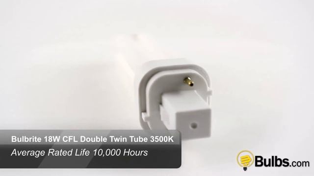 Bulbrite 18W CFL Double Twin Tube 3500K смотреть онлайн