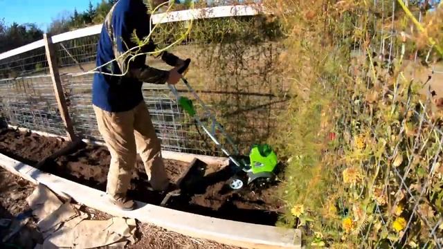 Greenworks 40V Lithium G Max 10" Cultivator Review #greenworks смотреть онлайн