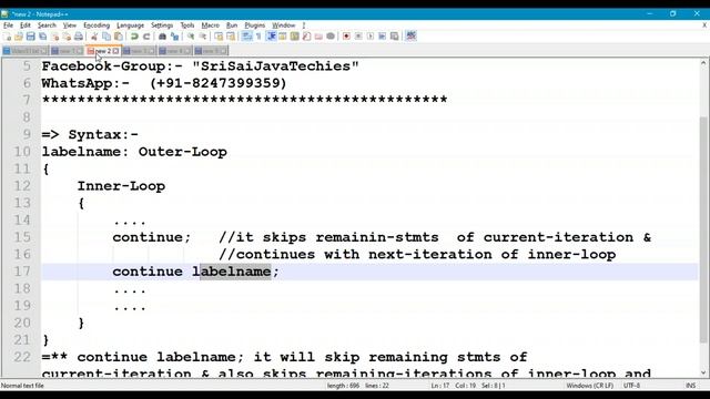 51. Labelled Continue Statement in Nested Looping Control Structure of Java Program смотреть онлайн