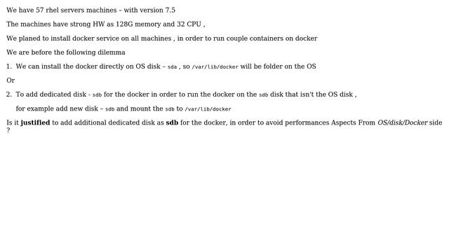 DevOps & SysAdmins: Docker on OS disk VS docker on dedicated disk смотреть онлайн