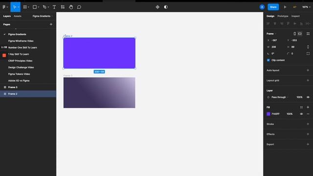Figma Linear Gradients Under 3 Minutes - The Easy Way смотреть онлайн