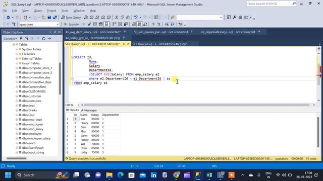Solving a query with COLUMN SPECIFICATION instead of JOIN and WINDOW function|SQL Interview Questio смотреть онлайн