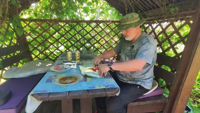 Мангал, Мясо в фольге на мангале смотреть онлайн