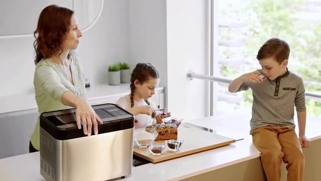 Sana Smart Bread Maker - хлебопекарна с неръждаем съд за печене смотреть онлайн
