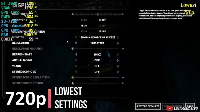 Rise of the Tomb Raider | GT 1030 | i3-7100-3.90GHz | 1080p/900p/720p смотреть онлайн