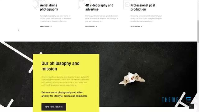 DroneX Aerial Photography and Videography WordPress Theme Akira смотреть онлайн
