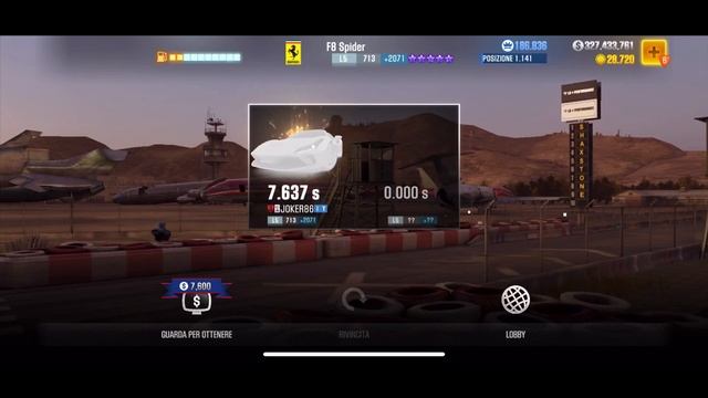 [CSR2] Ferrari F8 Spider (purple) shift and tune for 7.63x include manual start смотреть онлайн
