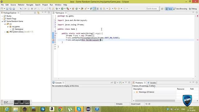 Java Game Programming - Episode 1 - Slick Window! смотреть онлайн