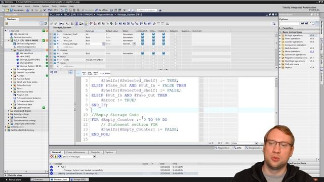 TIA Portal: "FOR" "TO" "DO" Loops in SCL смотреть онлайн