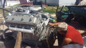 001Установка ямз238 на т150